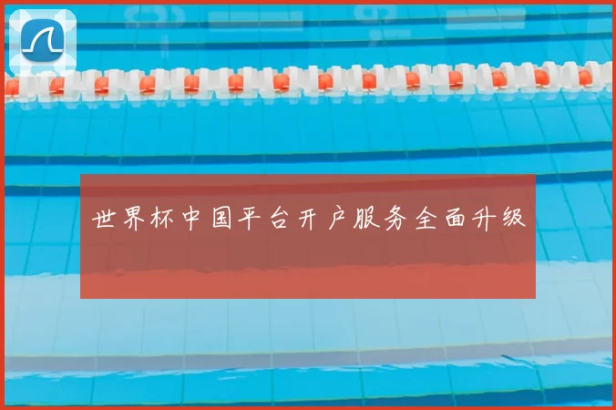 世界杯中国平台开户服务全面升级