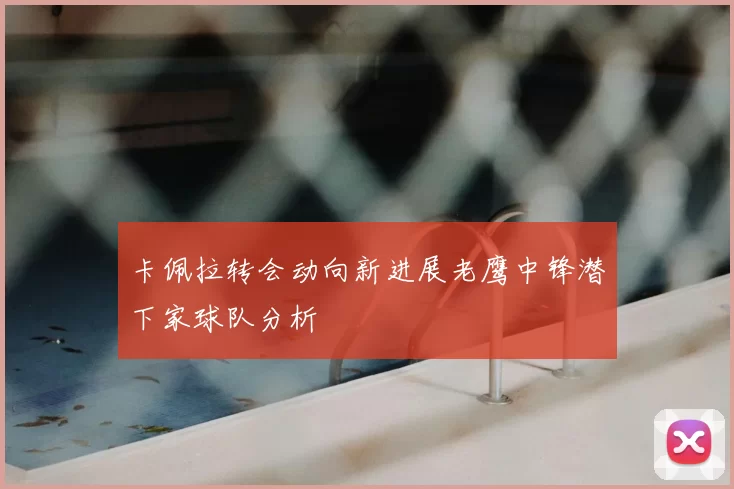 卡佩拉转会动向新进展老鹰中锋潜下家球队分析